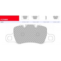 Plaquettes Ferodo DS 2500 FCP4665H - PORSCHE