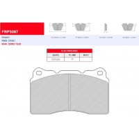 Plaquettes Ferodo DS 2500 FRP3067H - Impreza STI