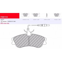 Plaquettes Ferodo DS 2500 FCP1112H - PEUGEOT 306