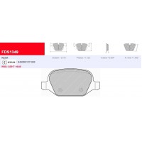 Plaquettes Ferodo DS 2500 FCP1349H - ALFA ROMEO