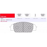 Plaquettes Ferodo DS 2500 FCP1444H - HONDA
