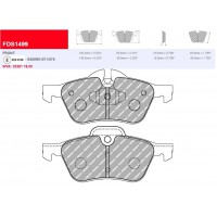 Plaquettes Ferodo DS 2500 FCP1499H - MINI