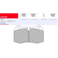 Plaquettes Ferodo DS 2500 FCP1561H - Mini JCW