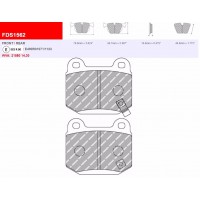 Plaquettes Ferodo Racing DS3.12 - FCP1562G