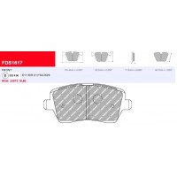 Plaquettes Ferodo DS 3000 FCP1617R