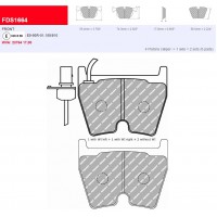 Plaquettes Ferodo DS 2500 FCP1664H - AUDI