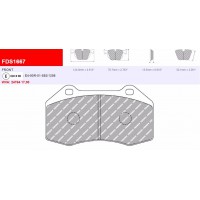 Plaquettes Ferodo DS 2500 FCP1667H - RENAULT