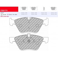 Plaquettes Ferodo DS 2500 FCP1773H - BMW