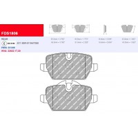 Plaquettes Ferodo DS 2500 FCP1806H - BMW