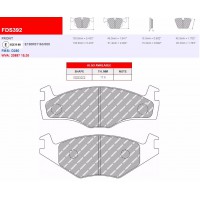 Plaquettes Ferodo DS 2500 FCP392H - VOLKSWAGEN
