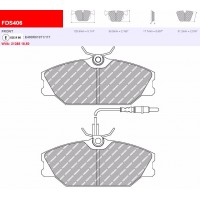 Plaquettes Ferodo Racing DS Uno FCP406Z