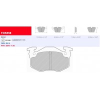 Plaquettes Ferodo DS2500 FCP558H Peugeot 205 GTI