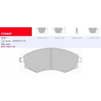Plaquettes Ferodo DS 2500 FCP600H - NISSAN 200 SX