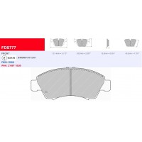 Plaquettes Ferodo DS 2500 FCP777H - HONDA