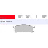 Plaquettes Ferodo DS 2500 FCP790H - SUBARU