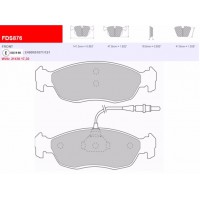 Plaquettes Ferodo DS 2500 FCP876H Citroen Peugeot