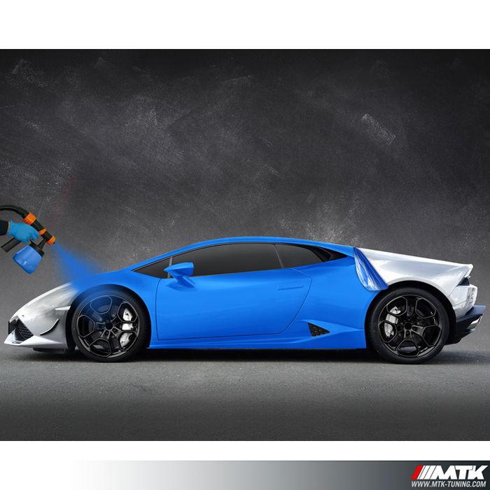 Pack Foliatec Carbody Bleu Gt Mat Avec Station De Peinture Wagner Hvlp
