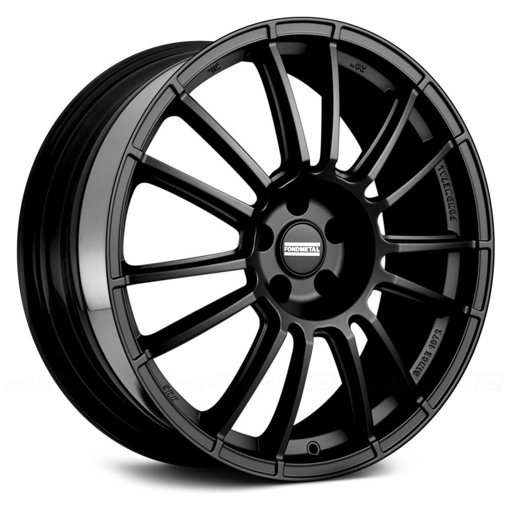 Pack 4 jantes Fondmetal 9RR noir 17x7