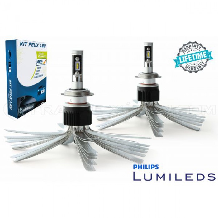 Kit de conversion Led Philips lumileds H7 6000K