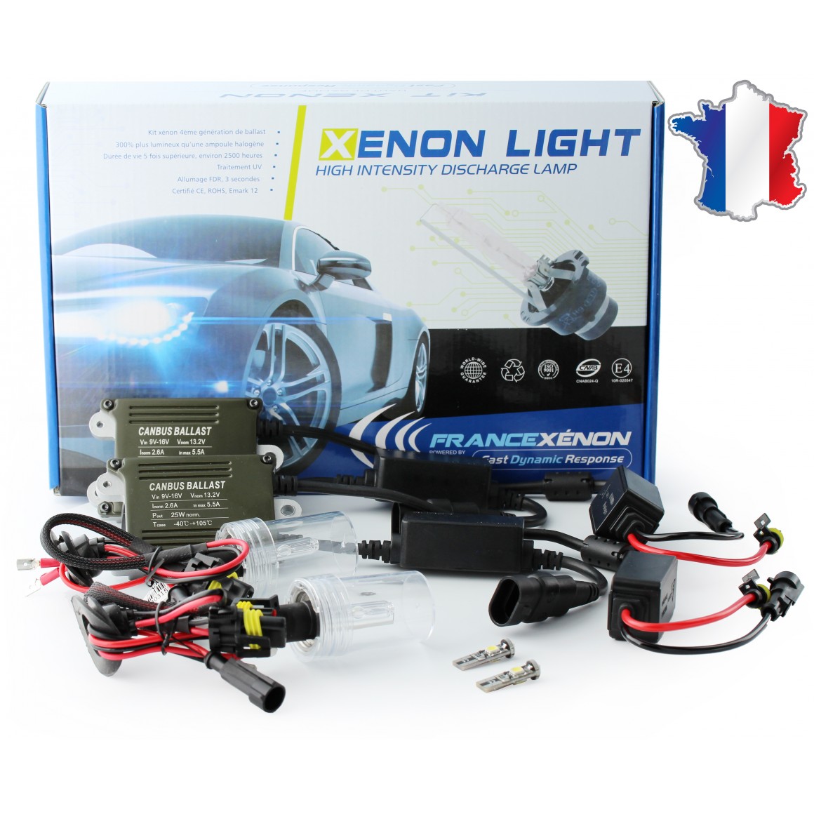 Kit Xénon H7 LUXE homologué en 25W