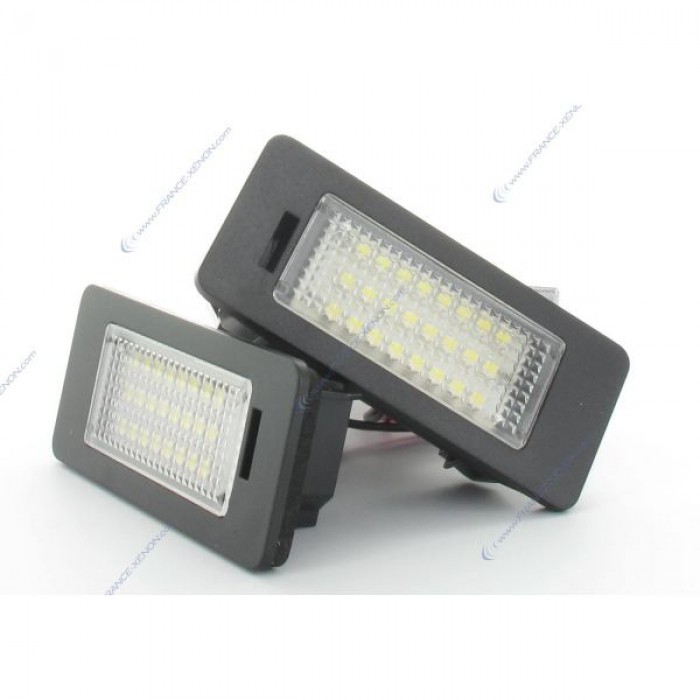 éclairage Led Audi Feux LED Plaque Immatriculation Audi A3 A4 S3 S4 RS3 RS4 - 18 LED - 7000K - Sans Erreur OBD Feux Plaque A3 A4