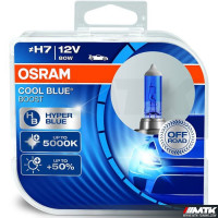 2 ampoules H7 Osram Cool Blue Boost