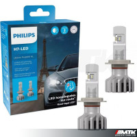 Kit 2 ampoules LED H7 Philips Ultinon PRO6001