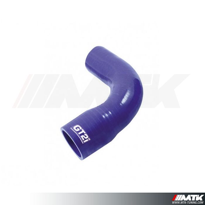 Réducteur silicone coudé à 90° Bleu GT2i