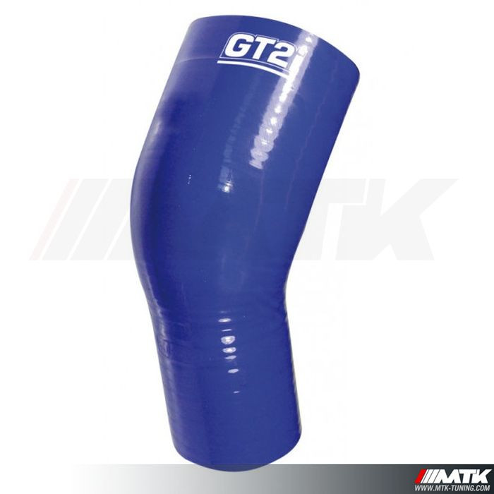 Durite Silicone Bonrath Coudée 45° - Longueur 50mm, Diamètre 51mm - Bleu - Pour Air Et Eau