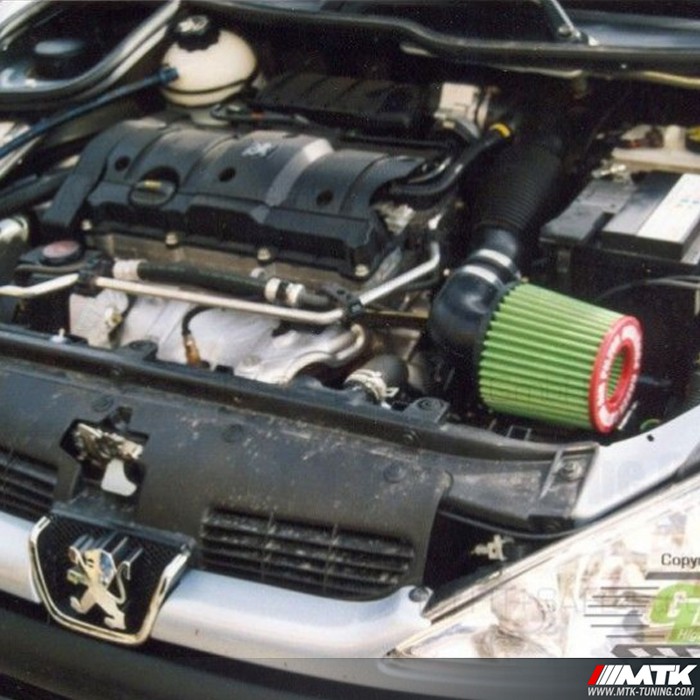 Kit d'admission direct Green P444 Peugeot 206 307 1.6i 16V 110cv