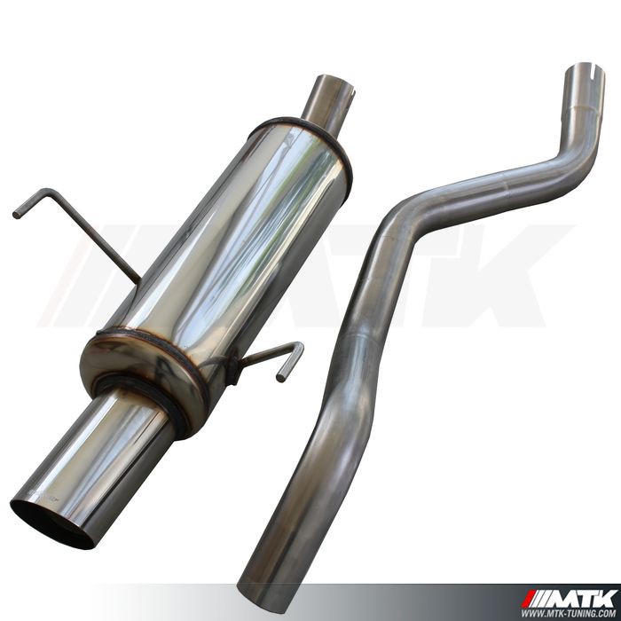 Silencieux D'échappement Pour Fiat Punto II 1.9 JTD / Idea / Lancia Musa - Acier Aluminisé, Référence 07 515 - Neuf Avec étiquette