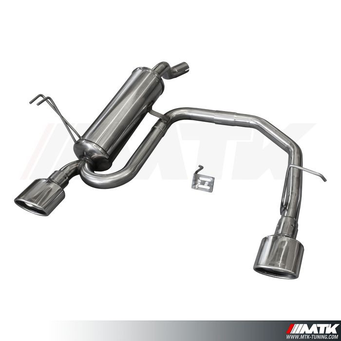 Silencieux D'échappement Neuf Pour Fiat Punto II 1.9 JTD, Idea, Lancia Musa - Acier Aluminisé, Compatible Multiples Références