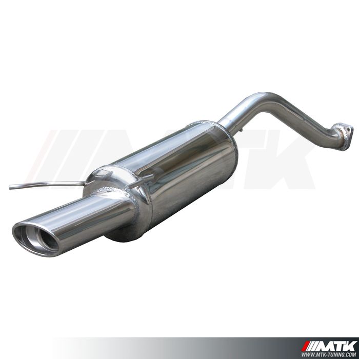 Sortie Echappement Inoxcar Ronde Diamètre 110 X-Race Chrome longueur 230mm  - Gt2i