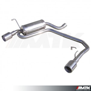 Silencieux Arrière D'Échappement Peugeot 406 2.0 Turbo 2.2 3.0 Limousine Coupé 1996-2004 - Kit Complet Avec Fixations - Neuf Garanti 30 Mois