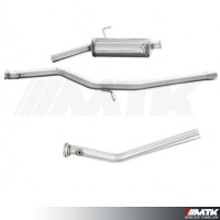 Ligne groupe N inoxcar Peugeot 206 s16 Ph.1