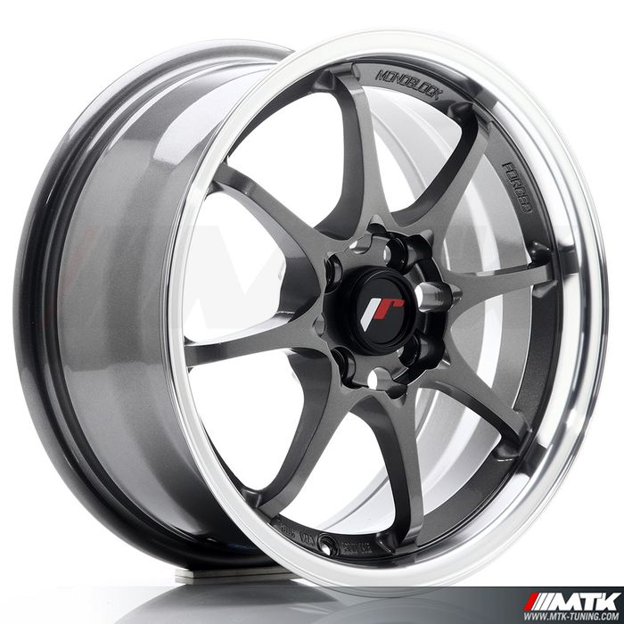 Japan Racing JR5 Gun metal 15x7 ET35