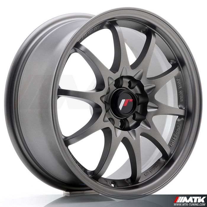 Japan Racing JR5 Gun metal 16x7 ET30