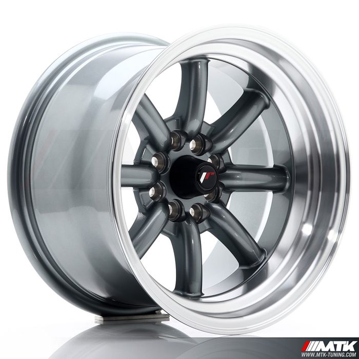 Japan Racing JR19 Gun metal 15x9 ET-13