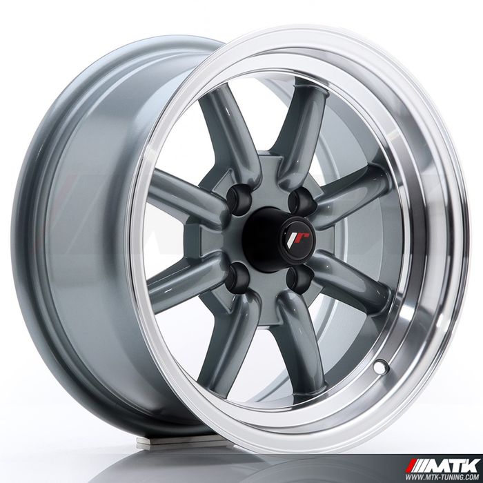 Japan Racing JR19 Gun metal 14x7 ET0