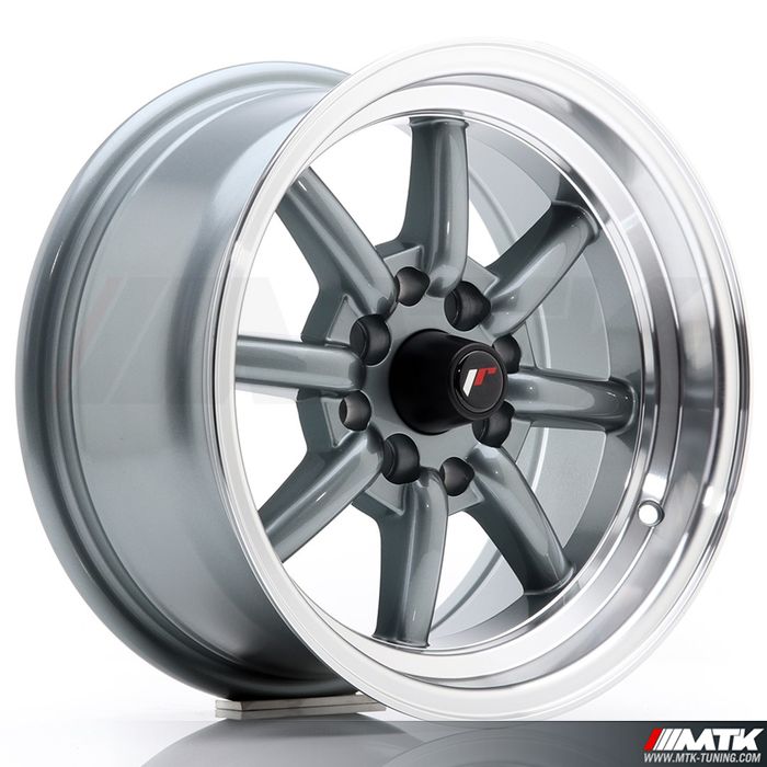 Japan Racing JR19 Gun metal 14x7 ET0