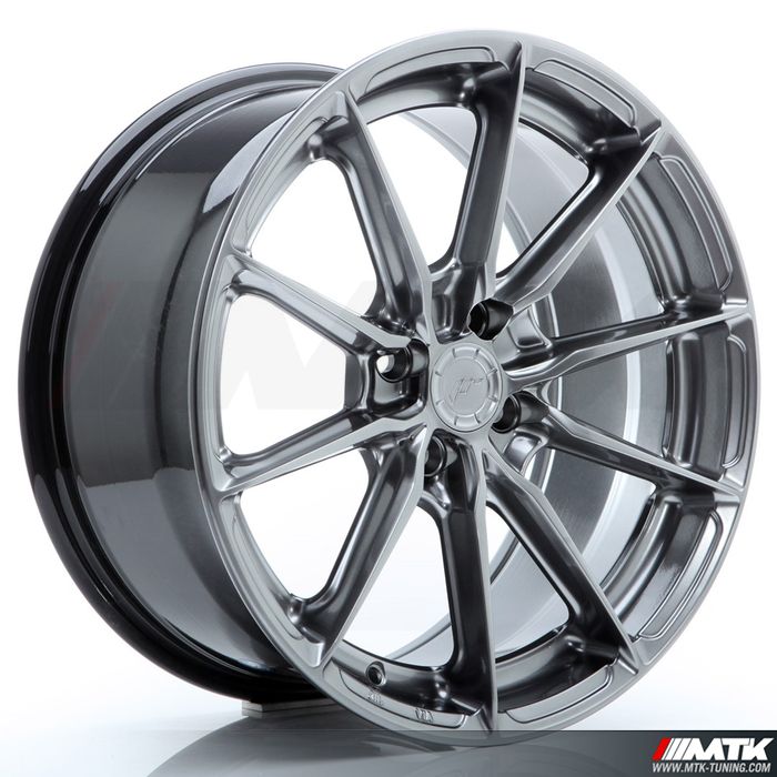 Japan Racing JR37 Hyper Black 17x8 ET40