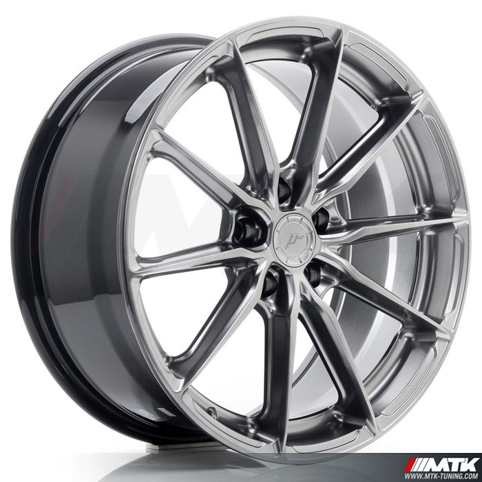 Japan Racing JR37 Hyper Black 18x8 ET45