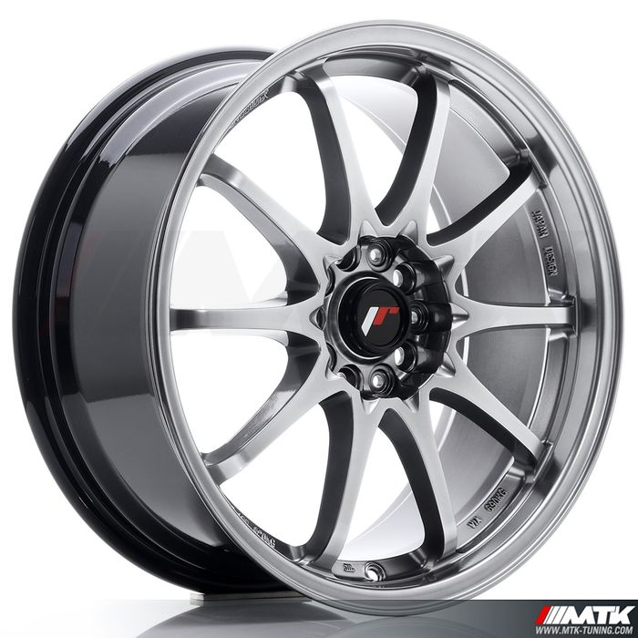 Japan Racing JR5 Hyper Black 18x8 ET35