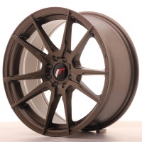Japan Racing JR-21 17x8 ET35 Bronze Mat