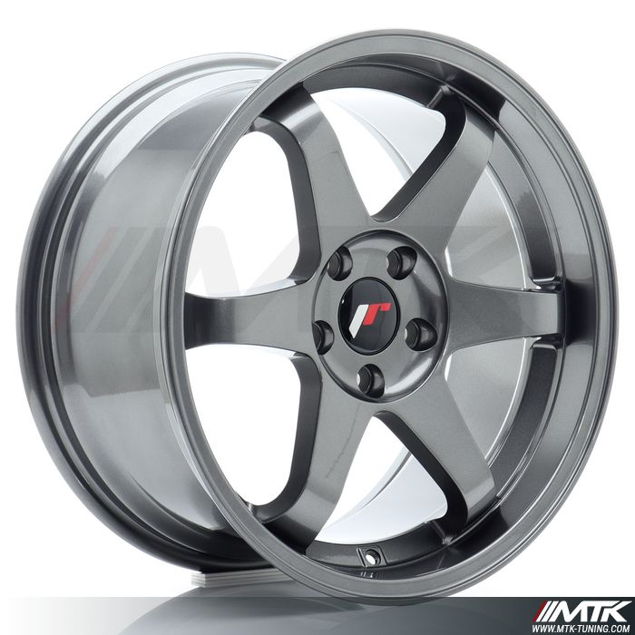 Japan Racing JR3 Gun  Metal 16x7 ET40