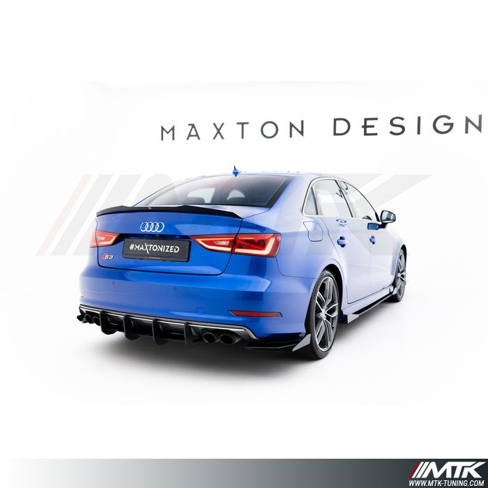 Diffuseur central Maxton Street Pro Audi S3 8V Berline Phase1 2013 - 2016