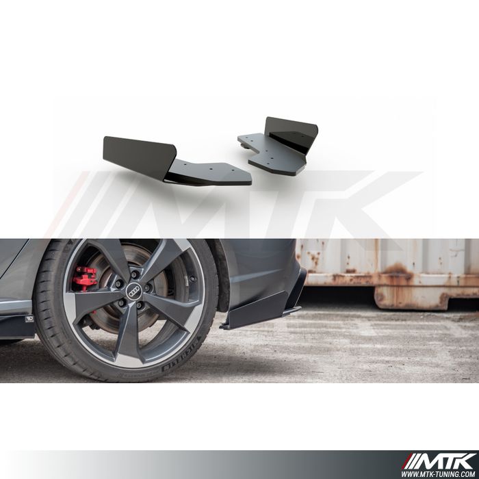 Diffuseurs lateraux arriere Maxton avec Flaps Audi RS3 8V Sportback Phase 2