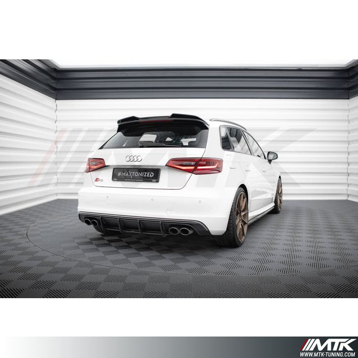 Diffuseur central Maxton Street Pro Audi S3 8V Phase 1 2013-2016