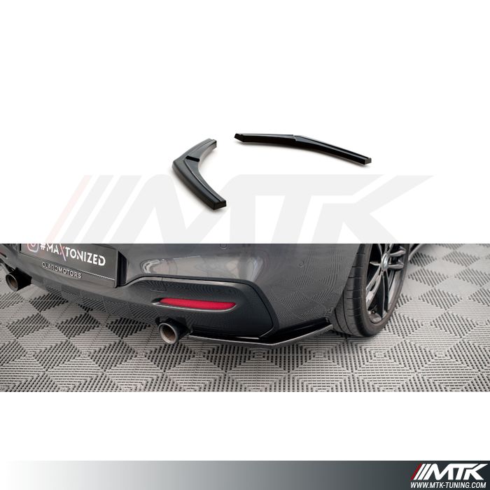Diffuseurs lateraux arriere Maxton BMW Serie 1 F20/F21 Pack-M