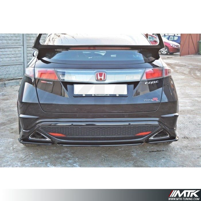 Lame De Pare-chocs Arrière Maxton Design Pour Honda Civic VIII Type S/R - Neuf Sous Emballage